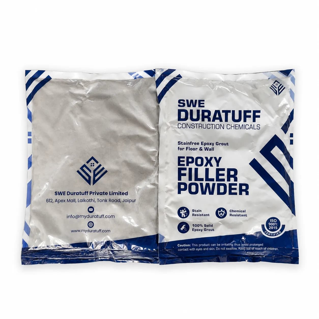 SWE Duratuff Epoxy Grout 5kg Steel Grey (1 bkt) — image 1
