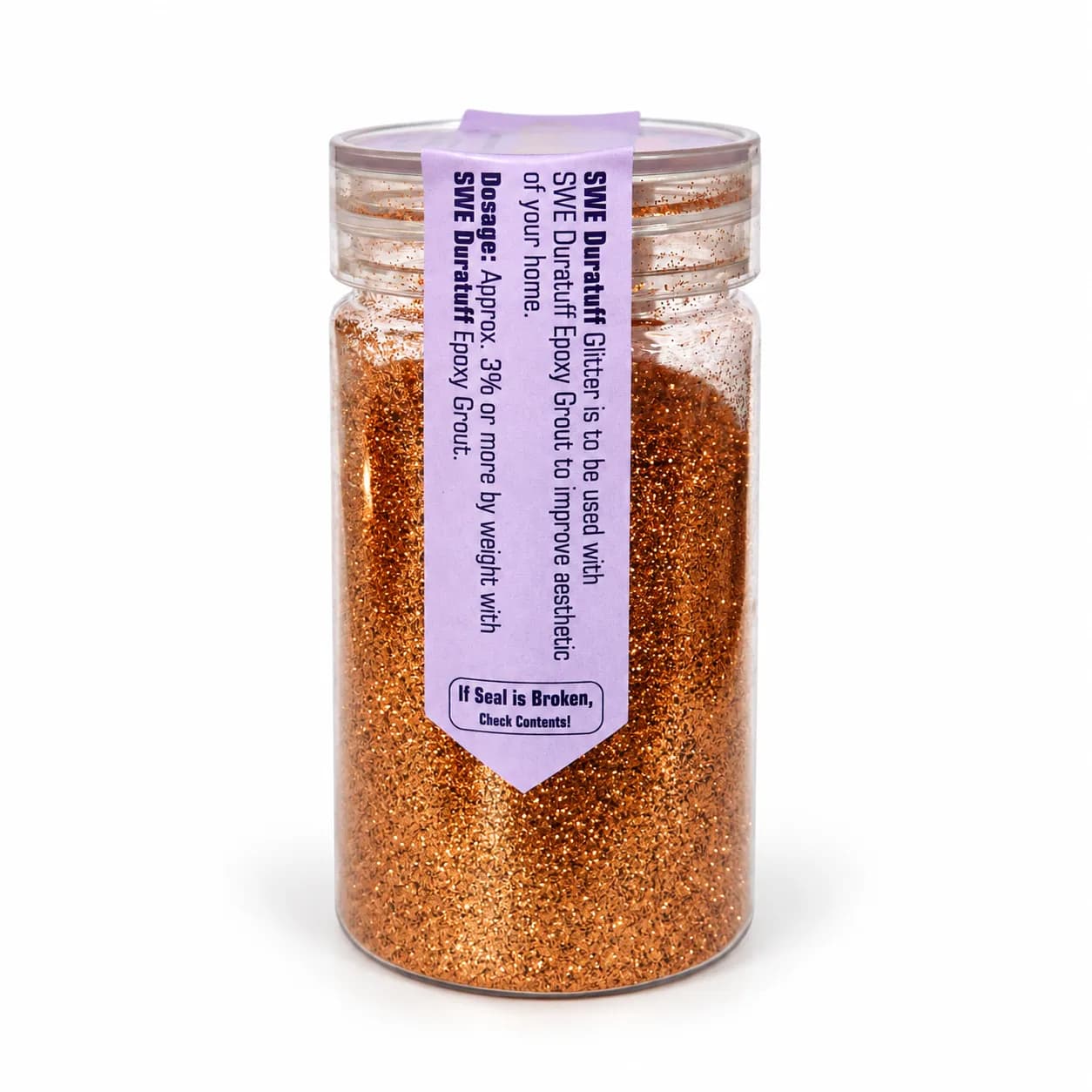 SWE Duratuff Sparkle/Glitter 100gm Copper (1 Jar) — image 1