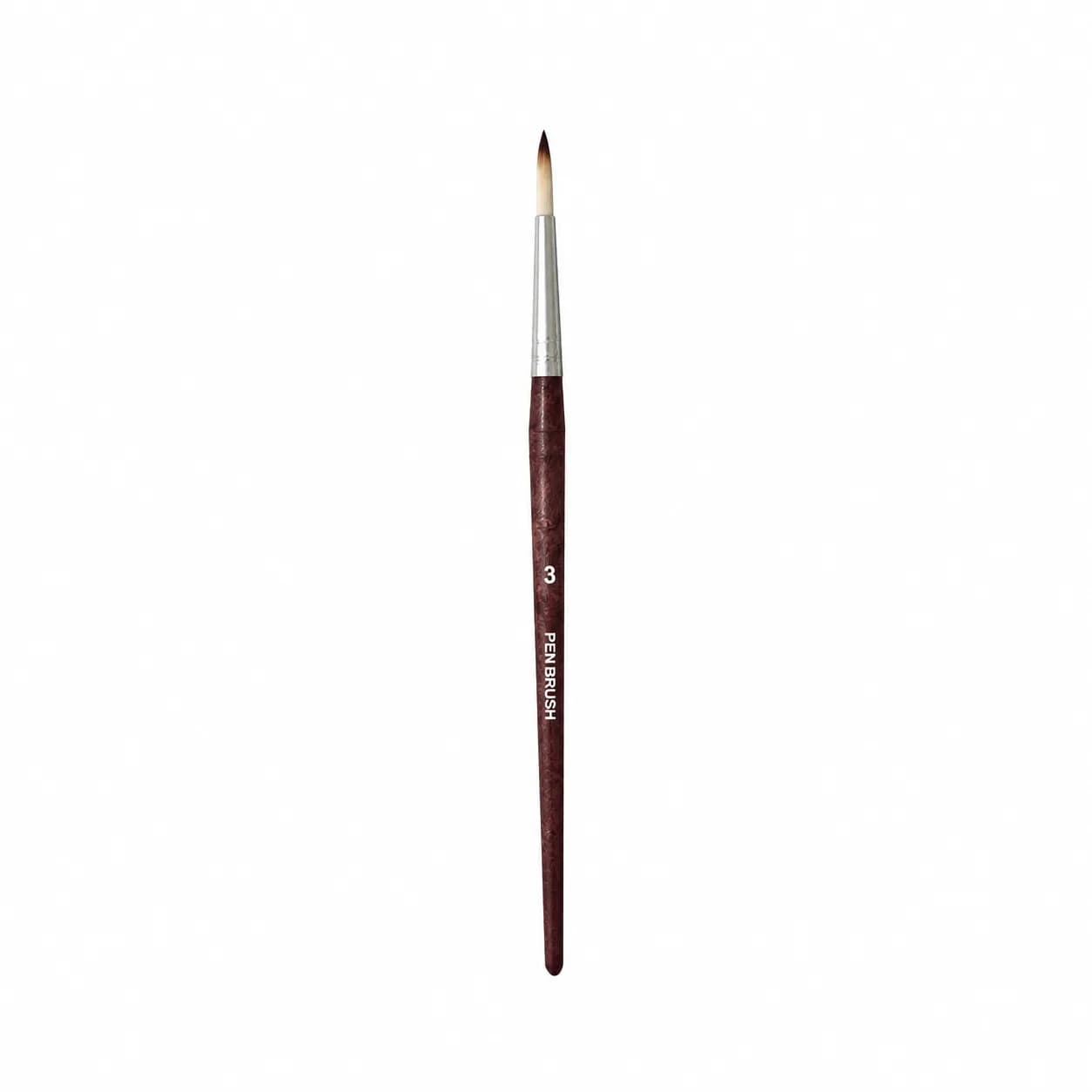 WS Writing Brush Round 3No. (12 Pcs)