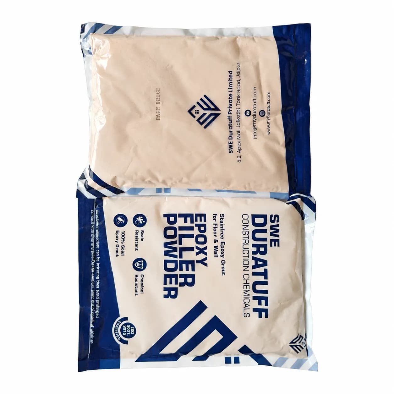 SWE Duratuff Epoxy Grout 5kg Bare Beige (1 bkt) — image 1