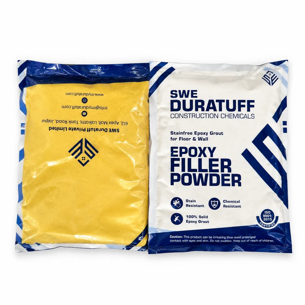 SWE Duratuff Epoxy Grout 5kg Yellow Golden (1 bkt) — image 1