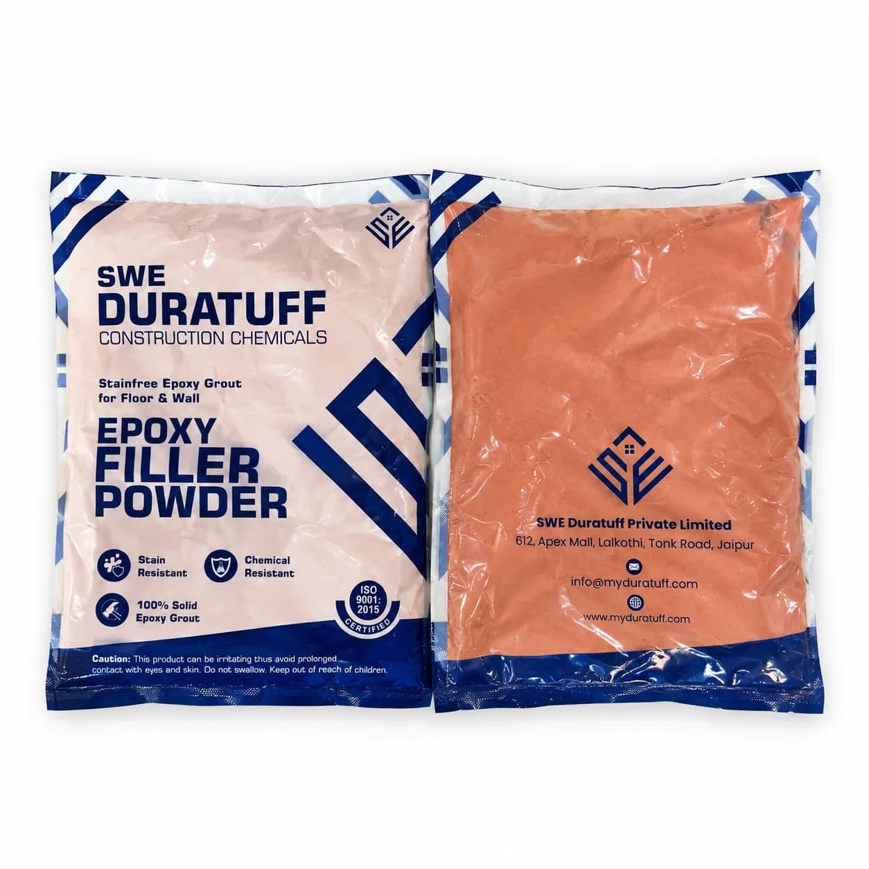 SWE Duratuff Epoxy Grout 1kg Terracotta (1 bkt) — image 1