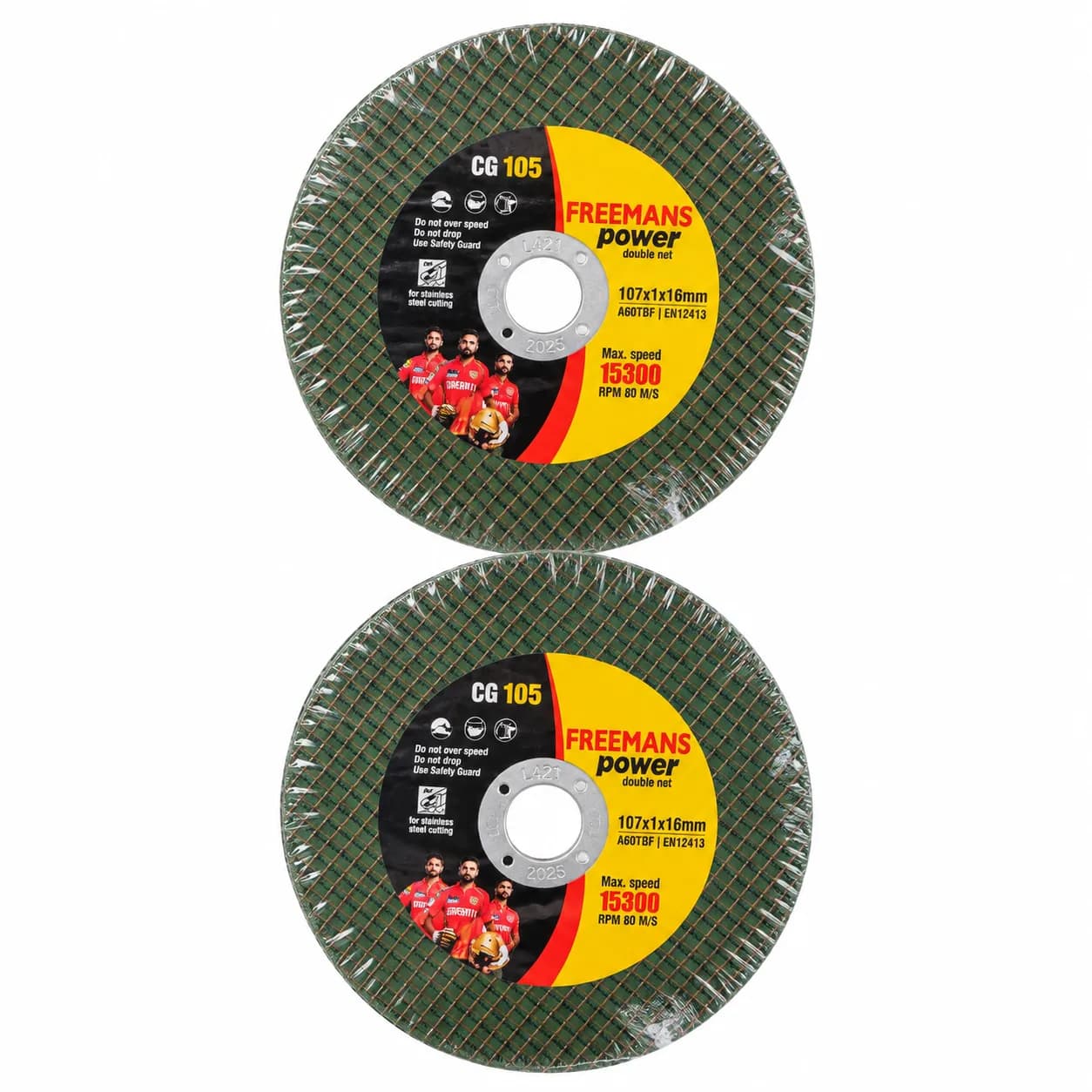 Freemans Iron Cut off Wheel 4" Grey CG105 (50 Pcs)