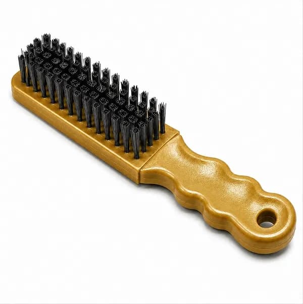 WS Wire Brush Gold PVC Handle (12 Pcs) — image 1