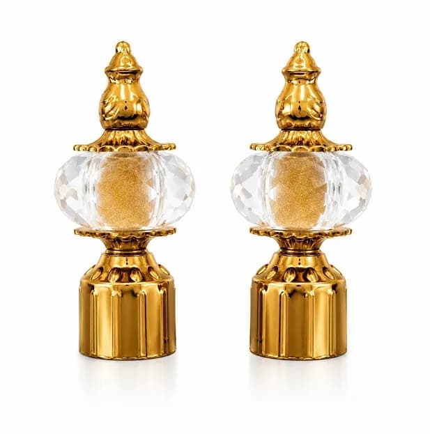 40mm Rajwadi Curtain Bracket Gold (6 Set)