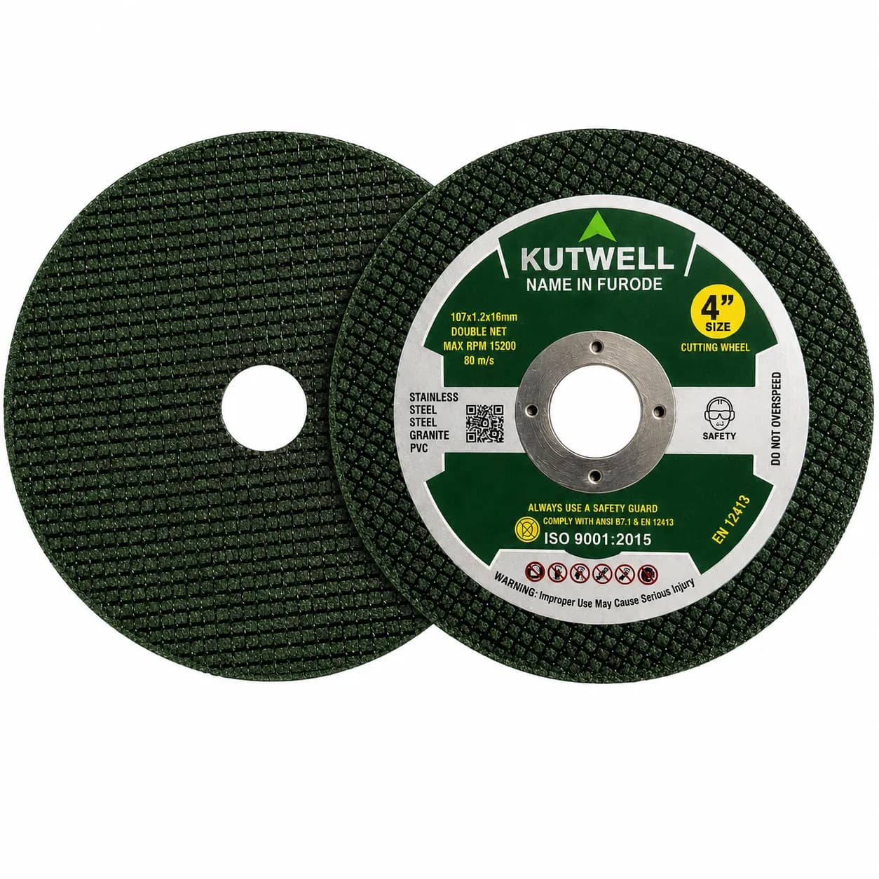 Kutwell Cut of Wheel 4'' (100 Pcs) — image 1