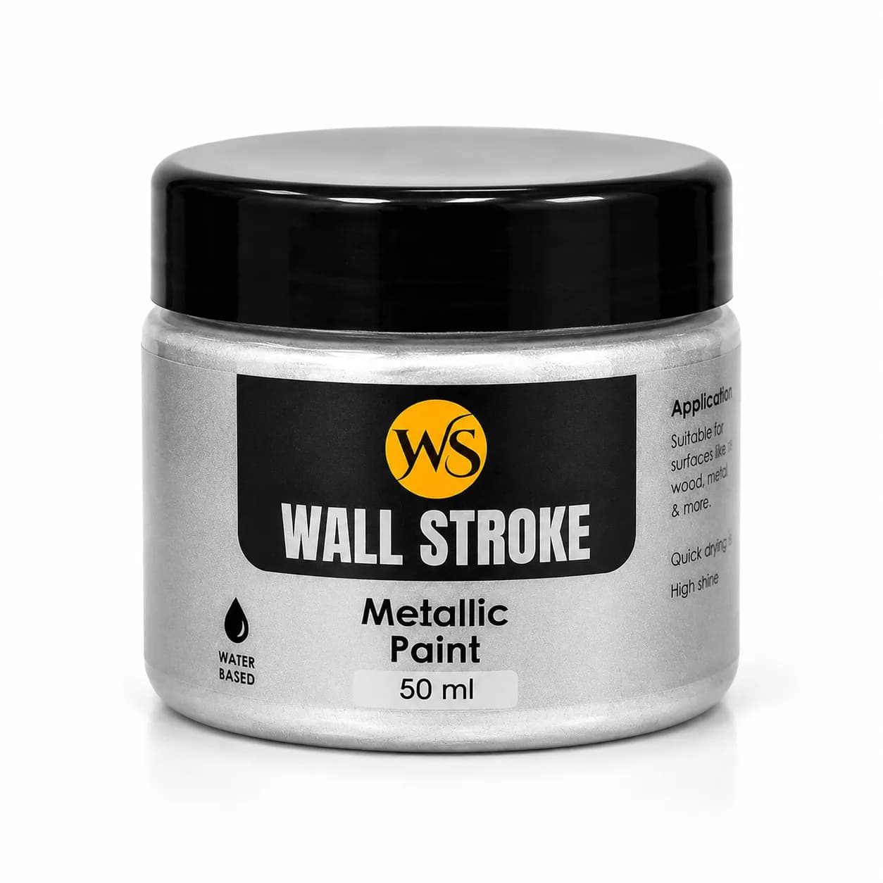 WS Metalic Color Silver 50 ml (12 Pcs)
