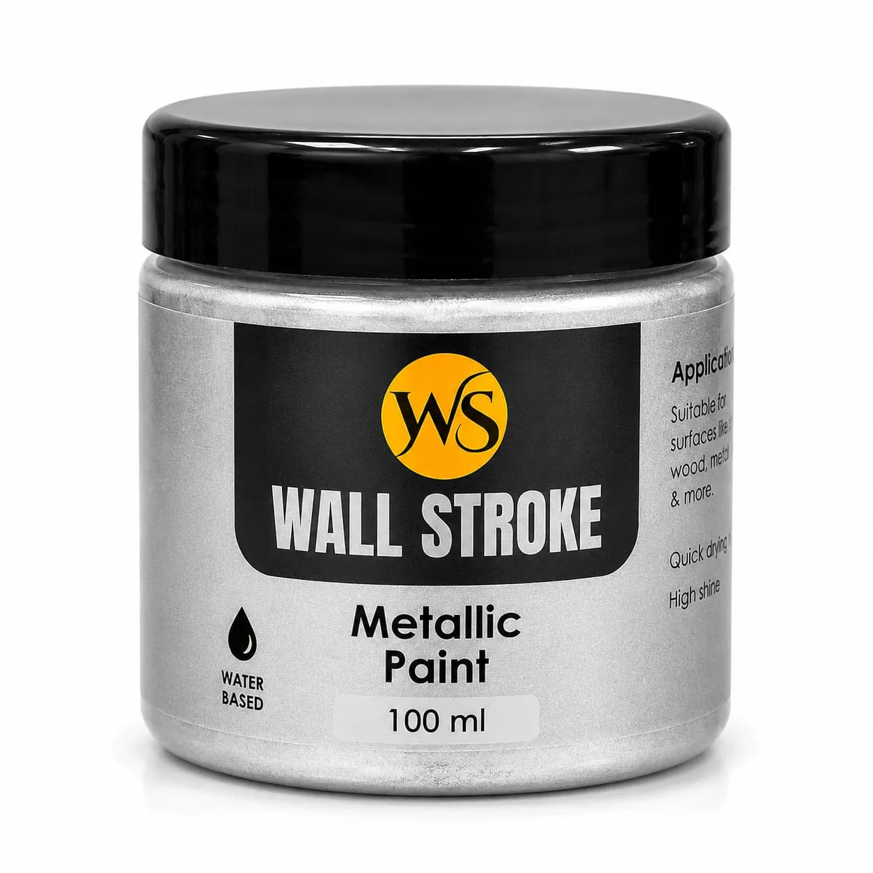WS Metalic Color Silver 100 ml (12 Pcs)