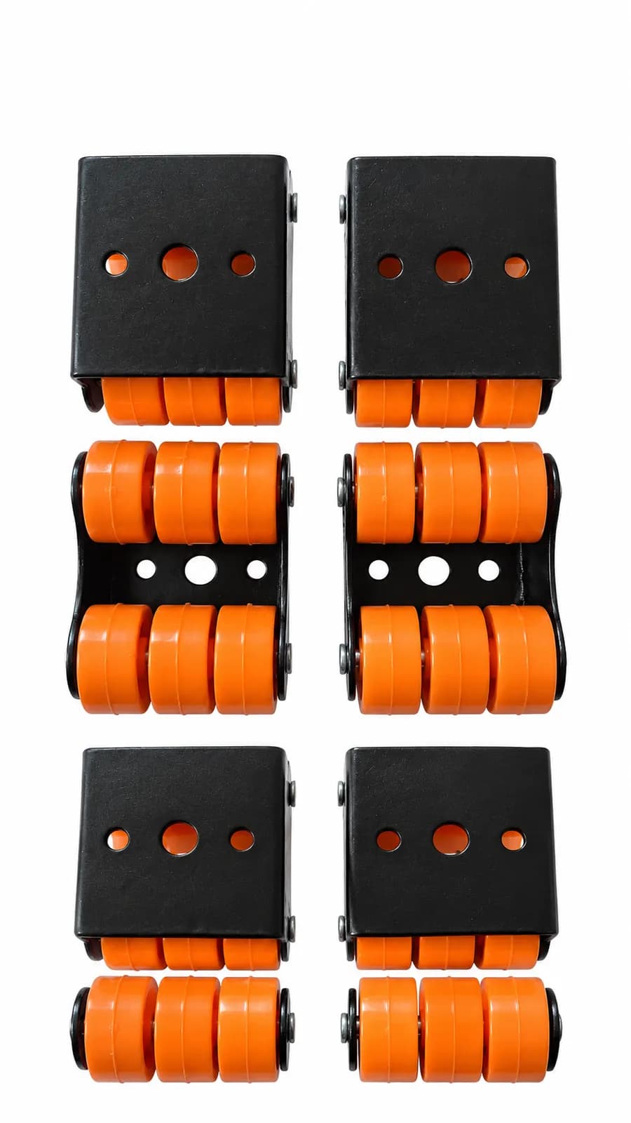 U13 Six Wheel Caster without Brake 4 Pcs (1 Pkt)