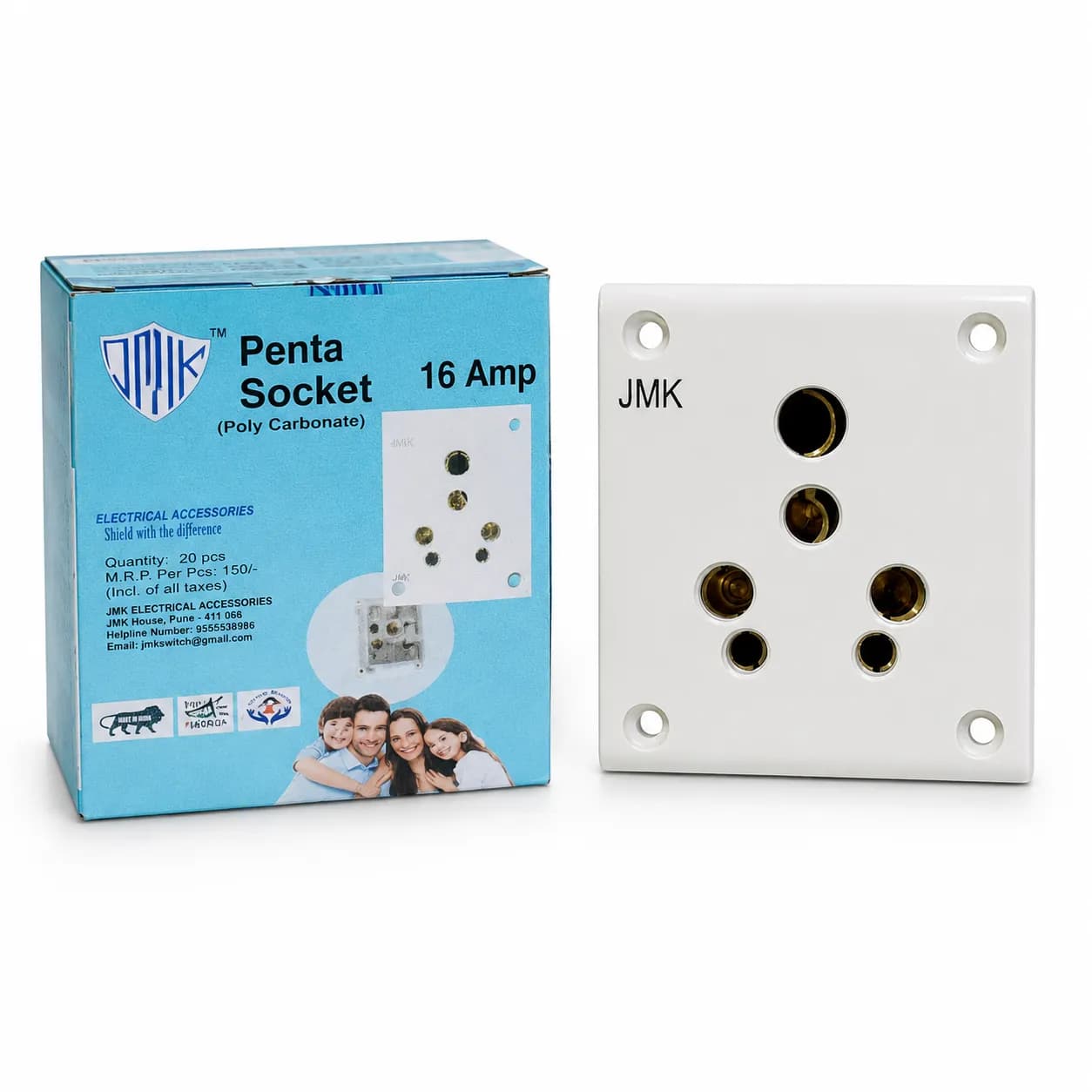 JMK Penta 5Pin Socket 16A (10 Pcs)