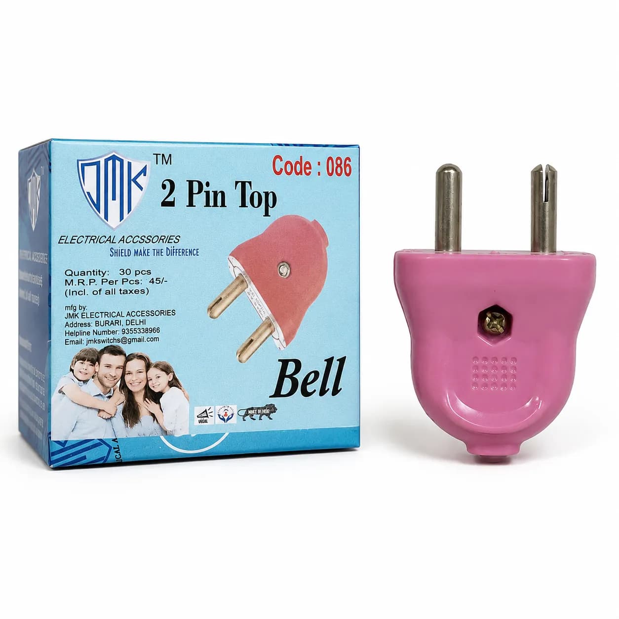 JMK 2Pin Top Bell Type (30 Pcs)