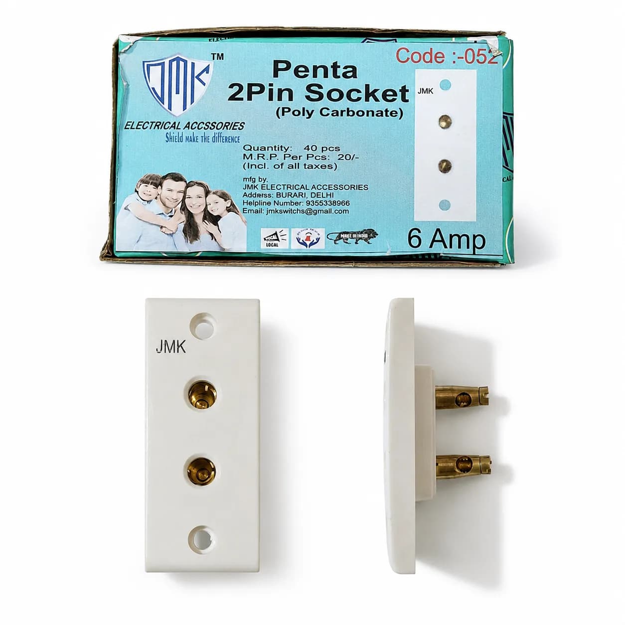 JMK Penta 2Pin Socket (40 Pcs)