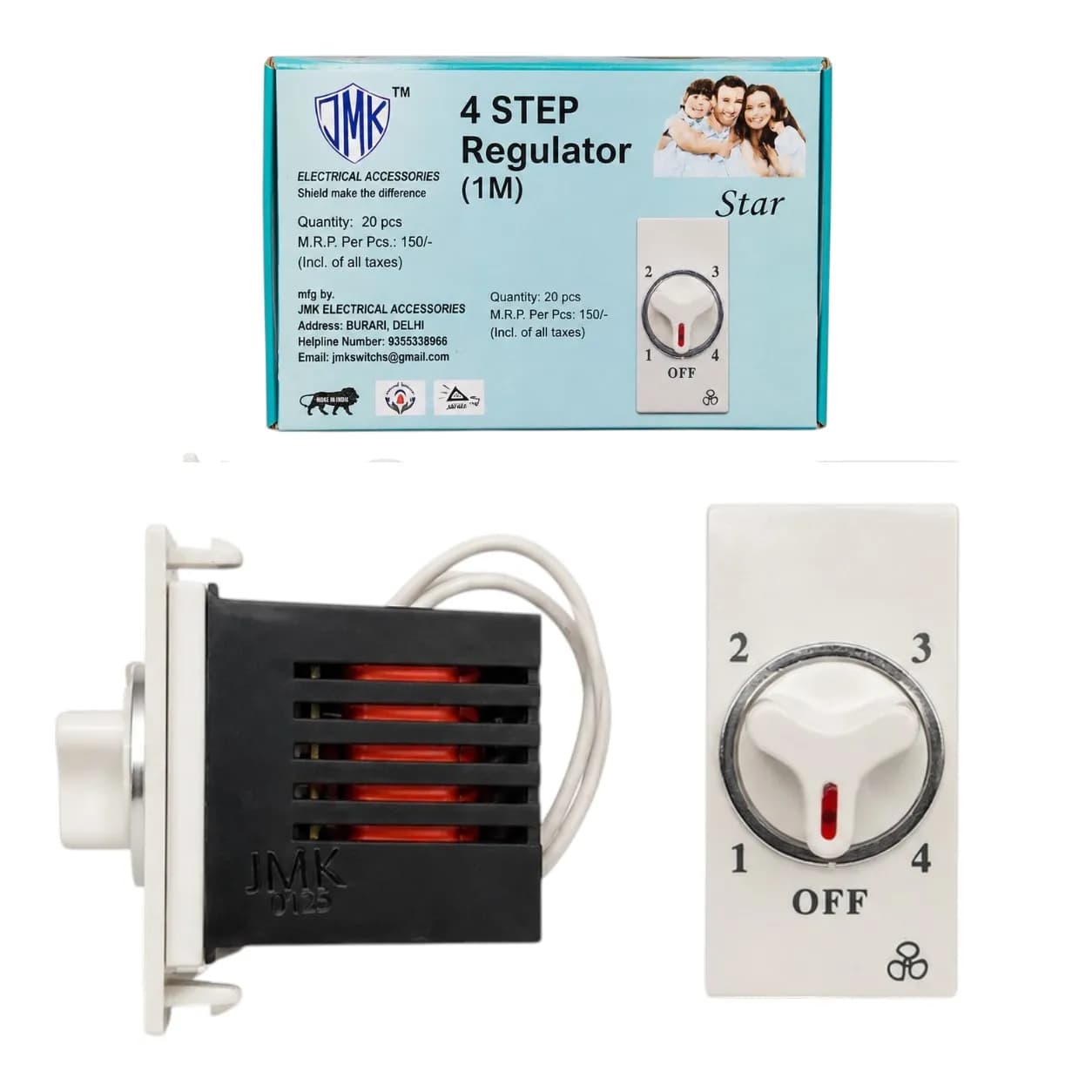 JMK Modular Regulator 4-Step Star 1 M (20 Pcs)
