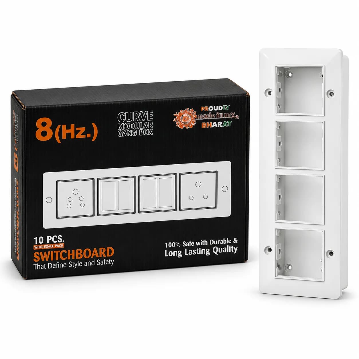 JMK Modular Gang Box 8 M (10 Pcs)