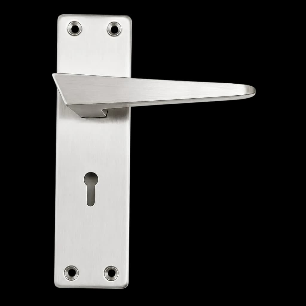 Anjna Iron Mortise Lock K/Y 8" SS finish 602
